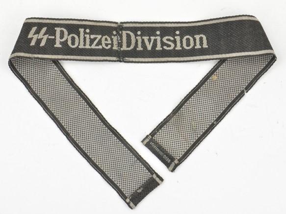 German SS Polizei Division Cuff Title