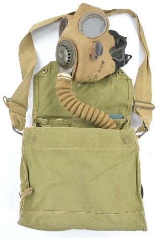 British WW2 Signal Corps Gasmask Set
