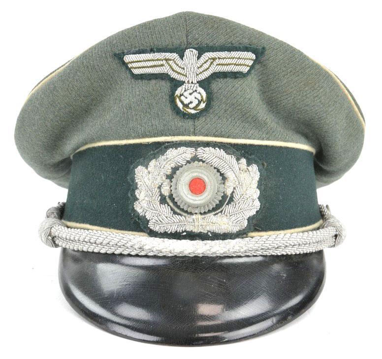 German WH Officers Infantry Visor Cap