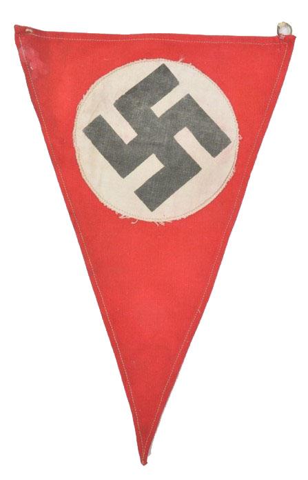 German Third Reich Swastika Pennant