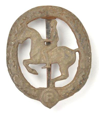 German Horse Rider badge in Bronze