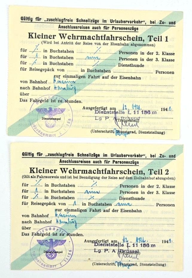 German WH Travel Permit part 1&2