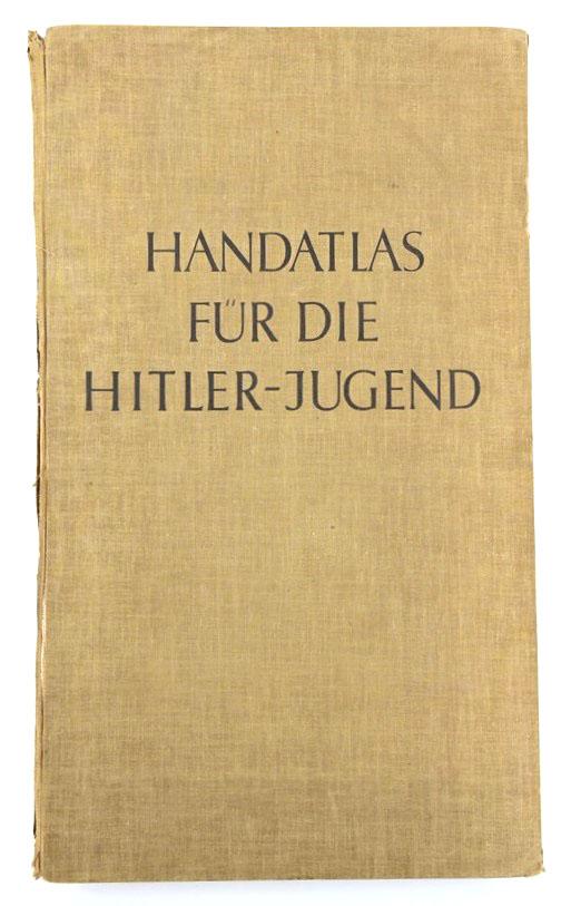 German Hitler Youth Book: 'Handatlas für die Hitler-Jugend'