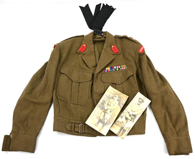 British WW2 Colonel A.E. Davies Tunic & Pictures