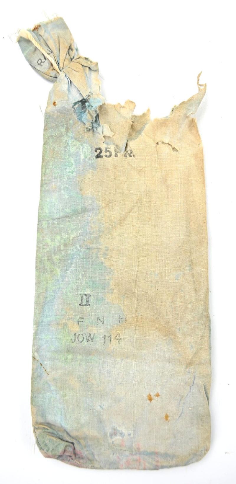 British WW2 25pds Charge Bag
