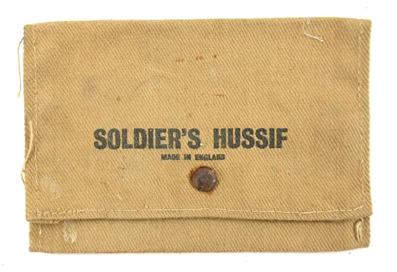 British WW2 Named Soldier's Hussif Pouch