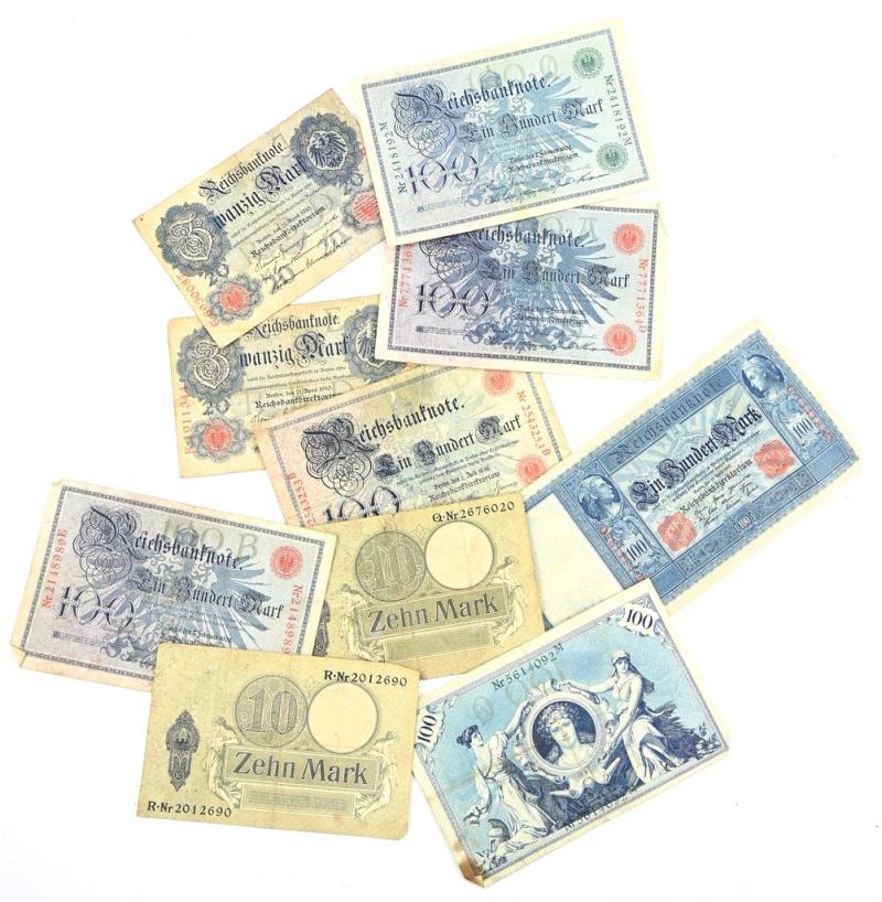 German Imperial Period Banknote Set