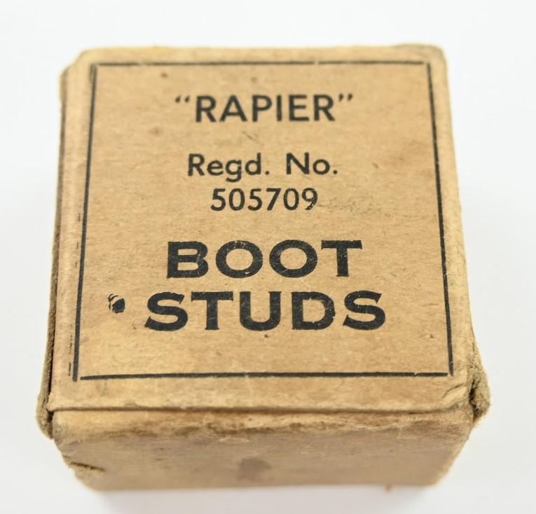 British WW2 Boot Studs Box