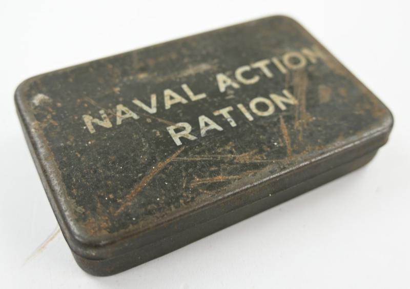 British WW2 Naval Action Ration Tin Can
