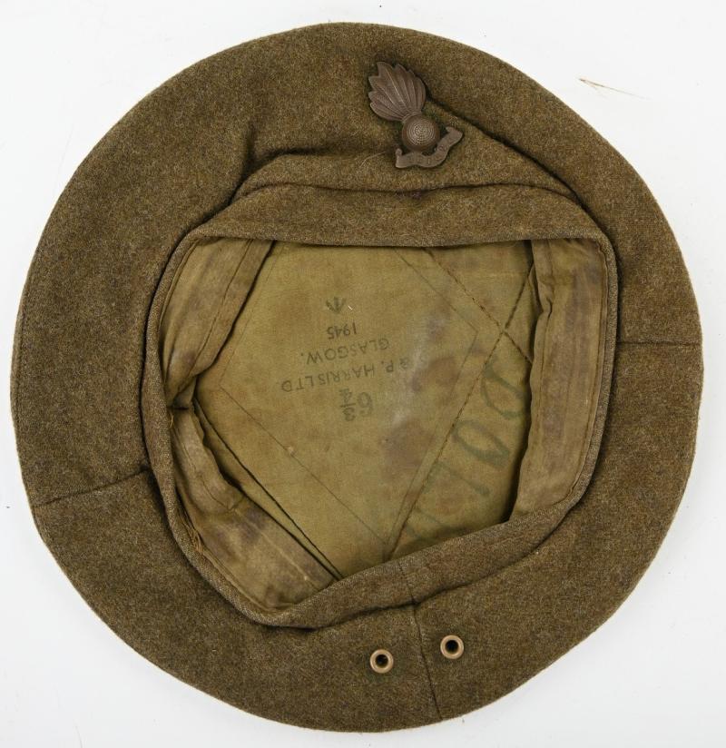 British WW2 General Service Cap Royal Artillery