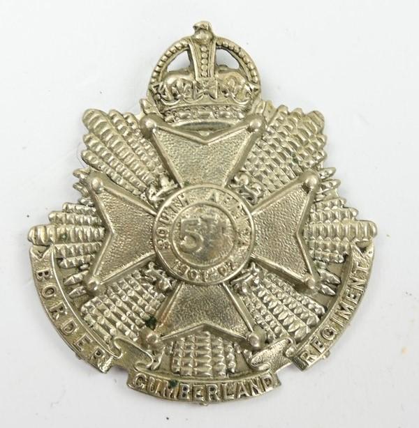 British WW2 (Airborne) Border Cumberland Regiment Cap Badge