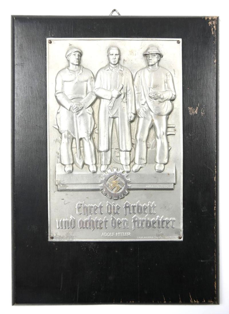 German DAF Wall Plaque