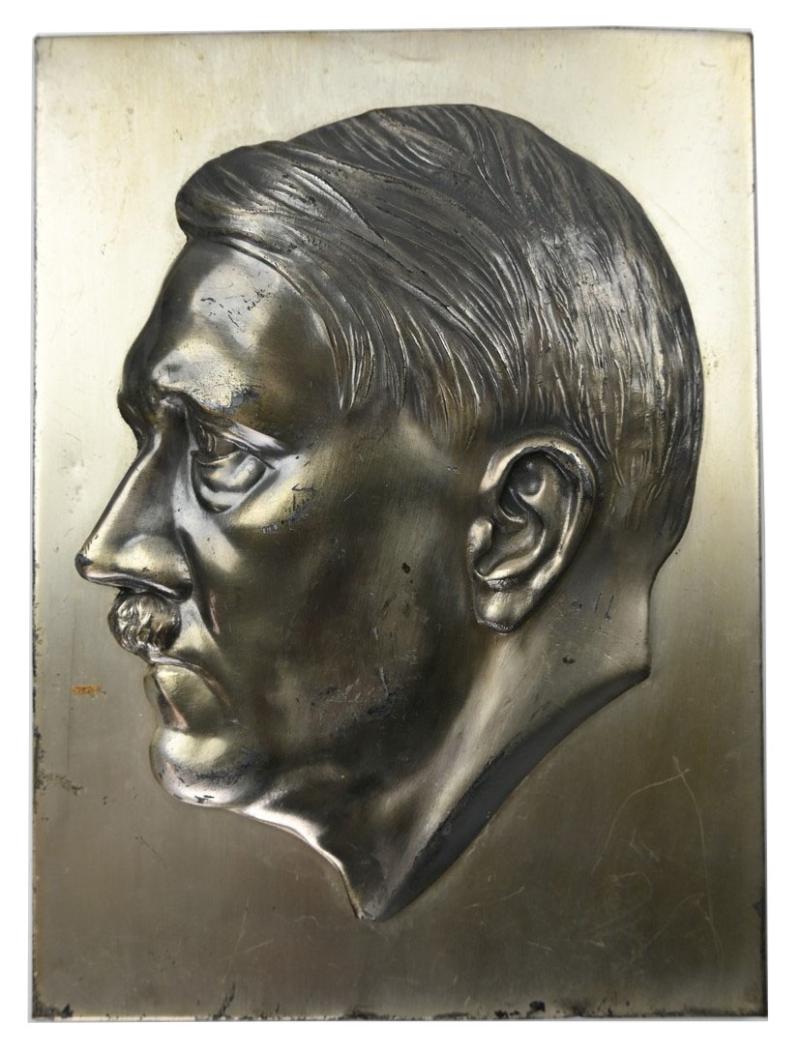 German Adolf Hitler Table Plaque