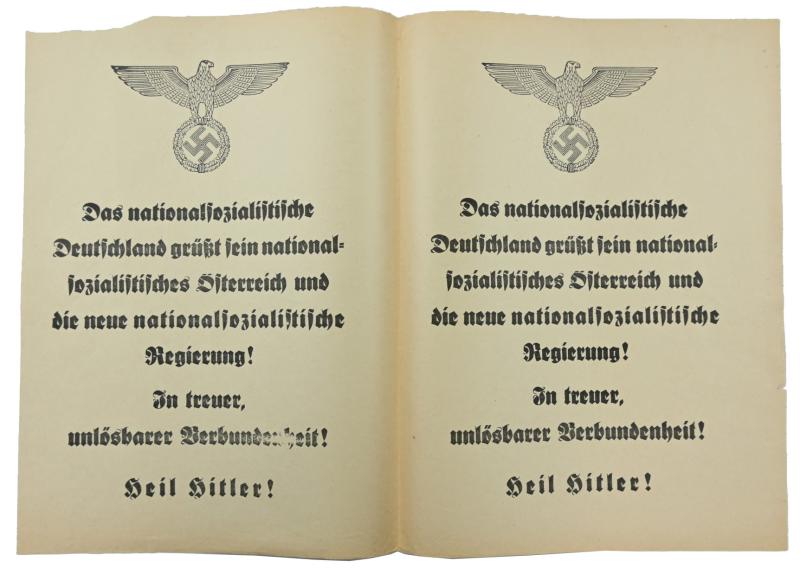 German annexation of Austria Flyer