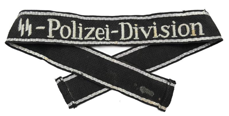 German “SS-Polizei-Division” EM/NCO Cufftitle