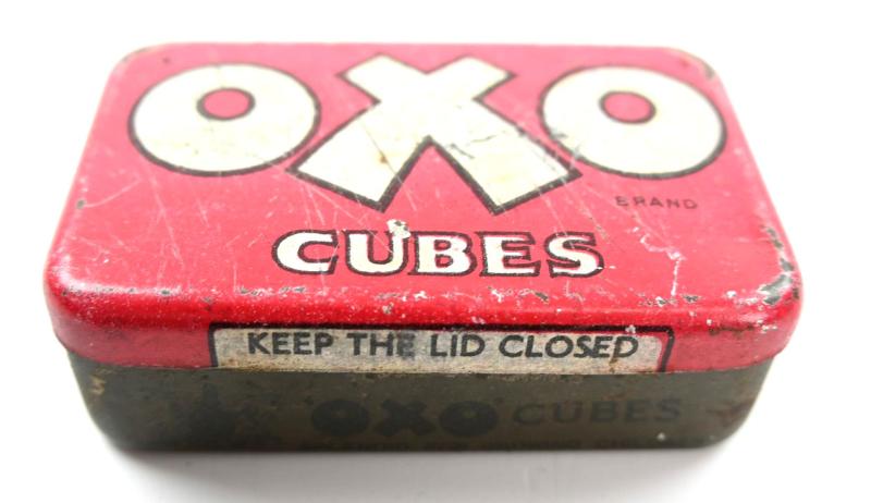 British WW2 Oxo Cubes Tin Can