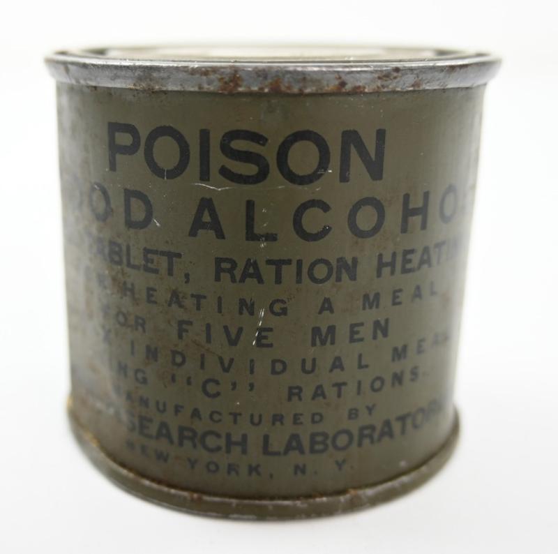US WW2 Wood Alcohol Ration Heater