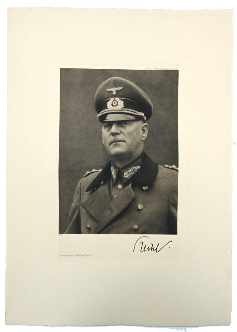 German Third Reich Litho Print of Generalfeldmarschall Wilhelm Keitel