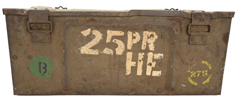 British WW2 25pds Grenade Box with Frame