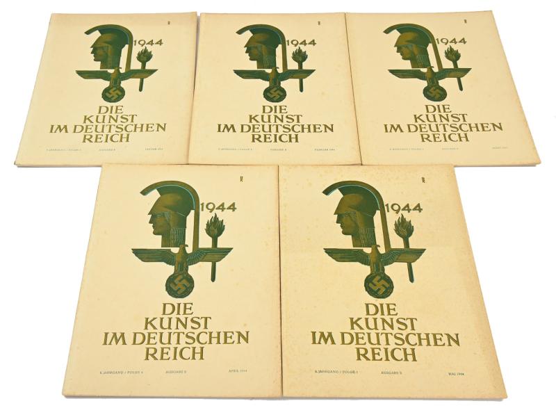 German Third Reich Magazine Set 'die Kunst im Dritten Reich' 1944