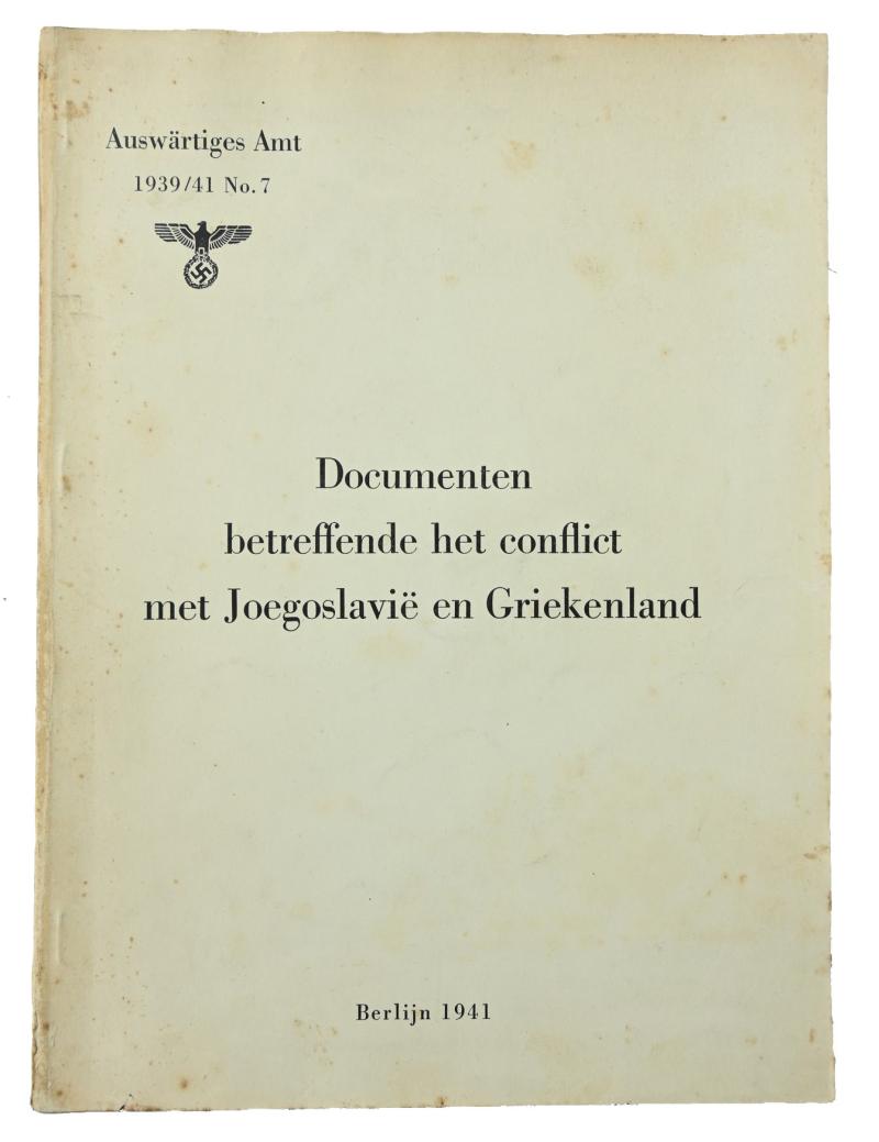 German Third Reich Federal Foreign Office Book