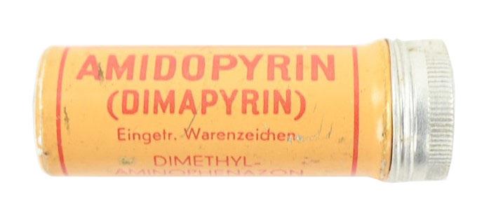 German IG Farben Tube of Amidopyrine