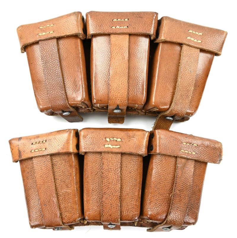German LW K98 Brown Ammo Pouch Set