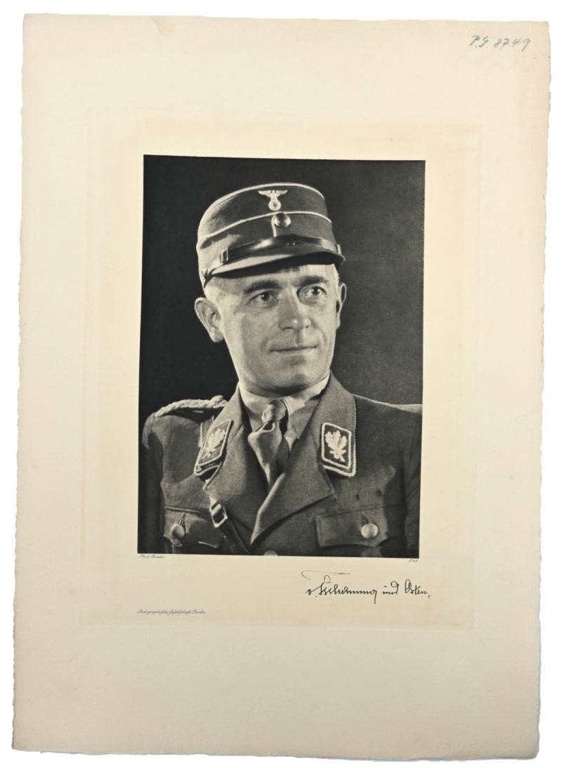 German Third Reich 'Hans von Tschammer Osten' Lithograph by K.J. Böhringer