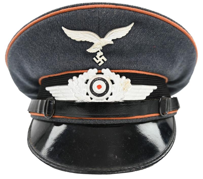 German LW NCO Visor Cap Signal Troops