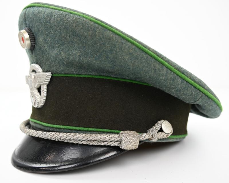 WorldWarCollectibles | German 'Schutzpolizei' Officers Visor Cap