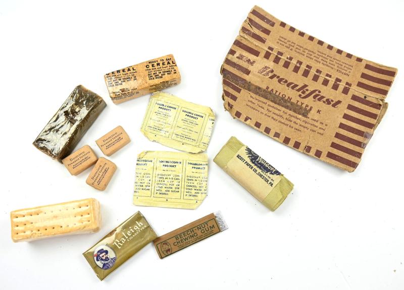 US WW2 Breakfast Ration Type K