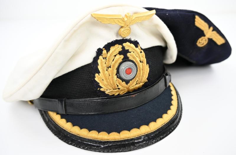 German KM U-Boat Officer Visor Cap