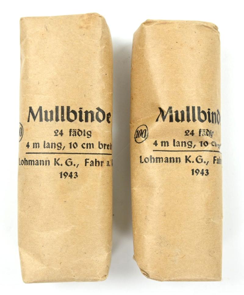 German First Aid Mullbinde Package