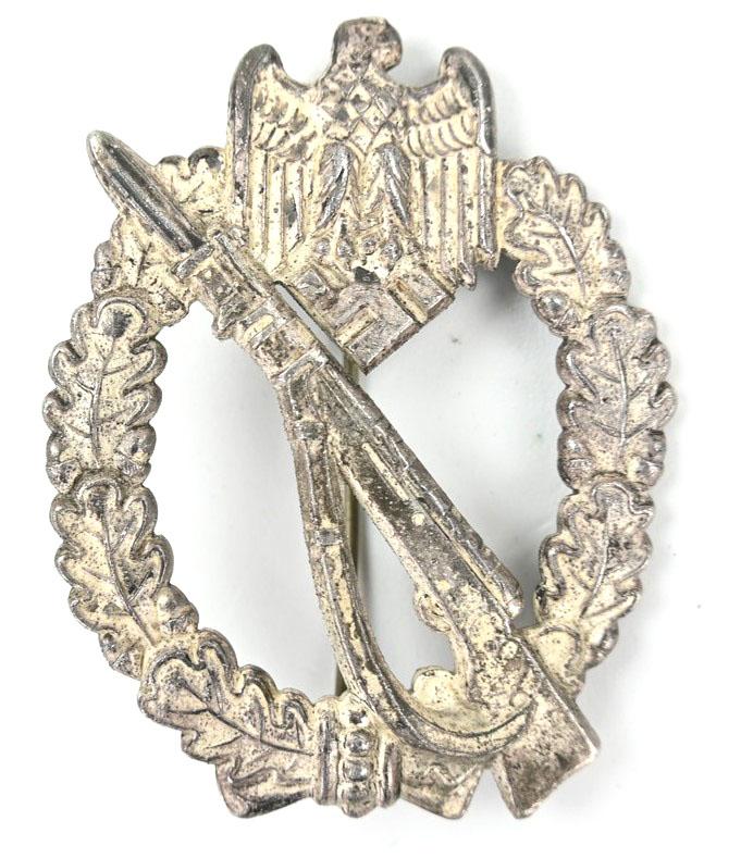 German Infantry Assault Badge in Silver 'JFS'