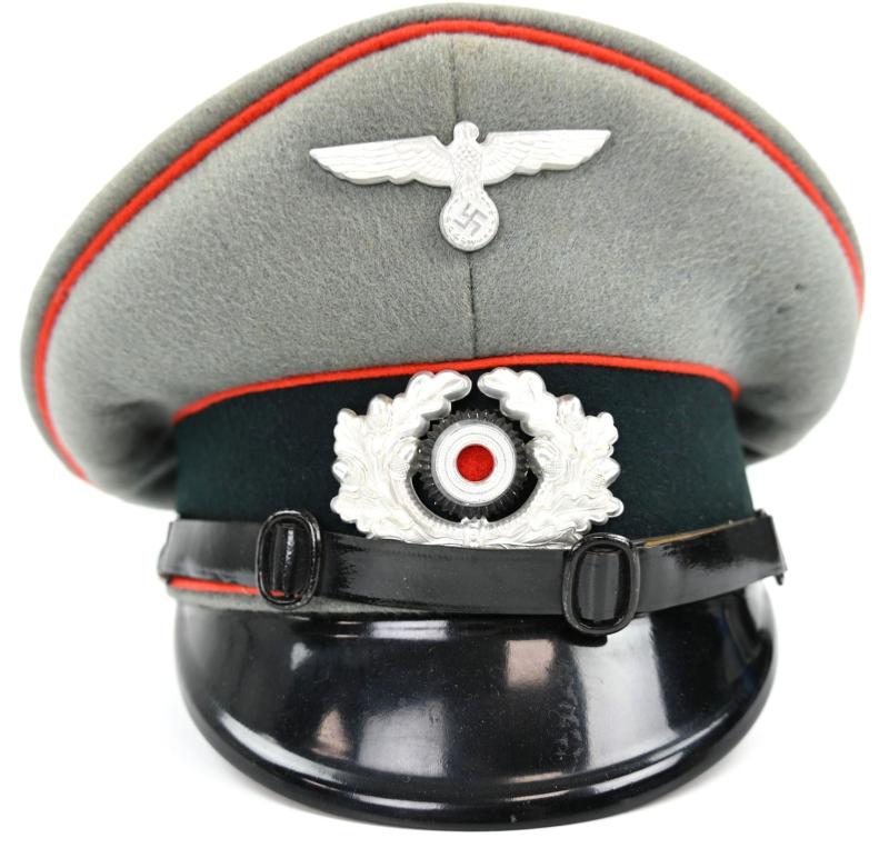 German WH NCO Artillery Visor Cap