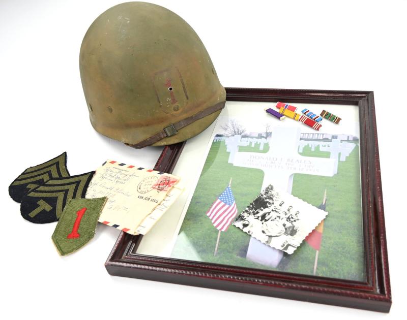 US WW2 1st Infantry Division Named Grouping