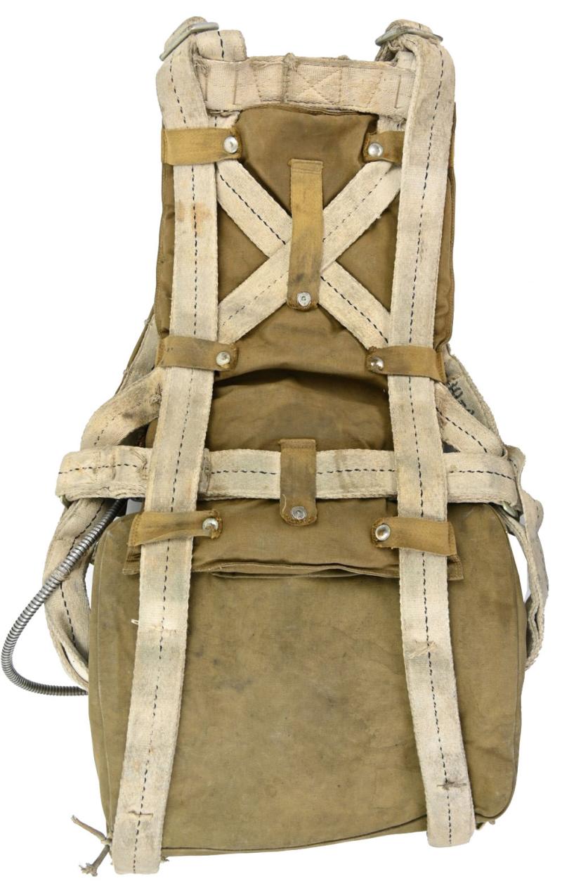 USAAF WW2 Named AN6510-1 Seat Parachute Harness Assembly