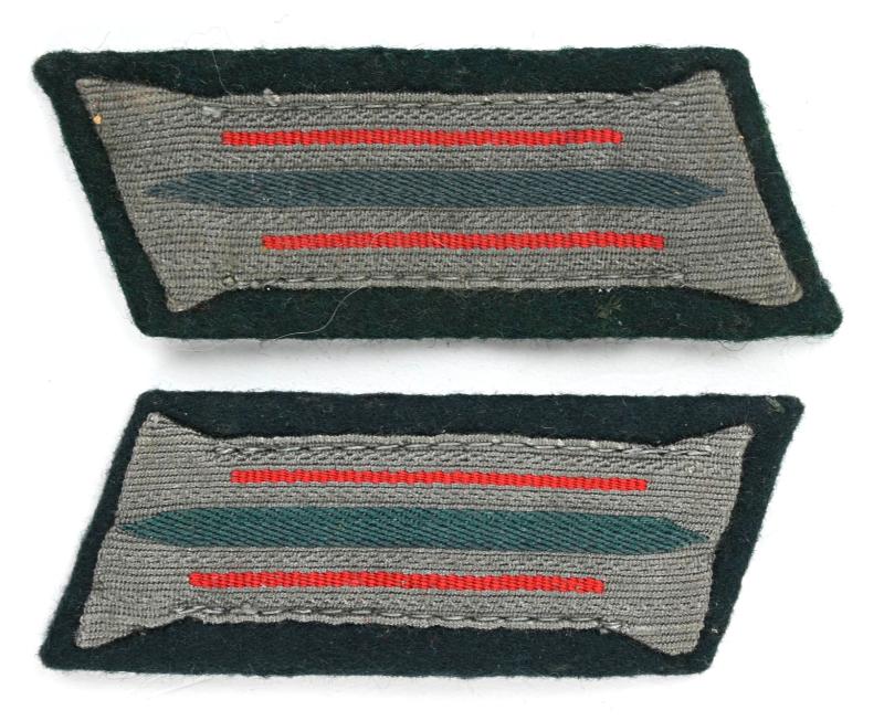 German WH EM Artillery Collar Tabs