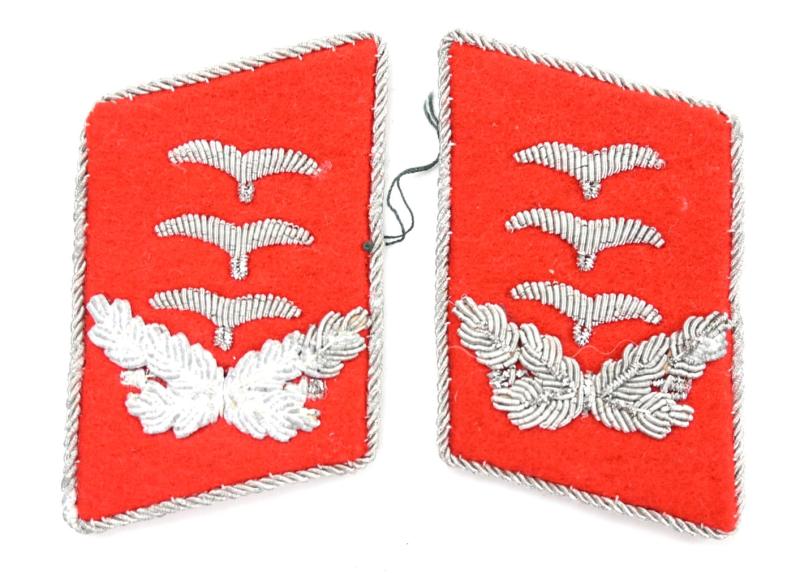 German LW Officers Collar Tabs