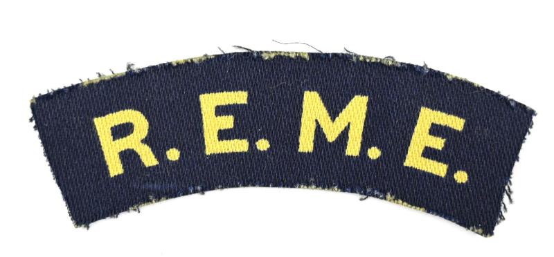 British WW2 REME Shoulder Title