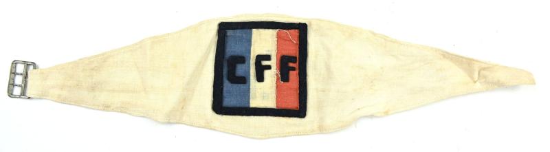 French WW2 CFF Resistance Armband