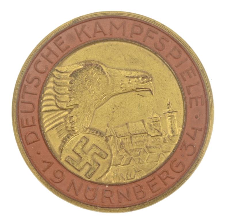German Remembrance Coin 'Deutsche Kampfspiele Nürnberg 1934'