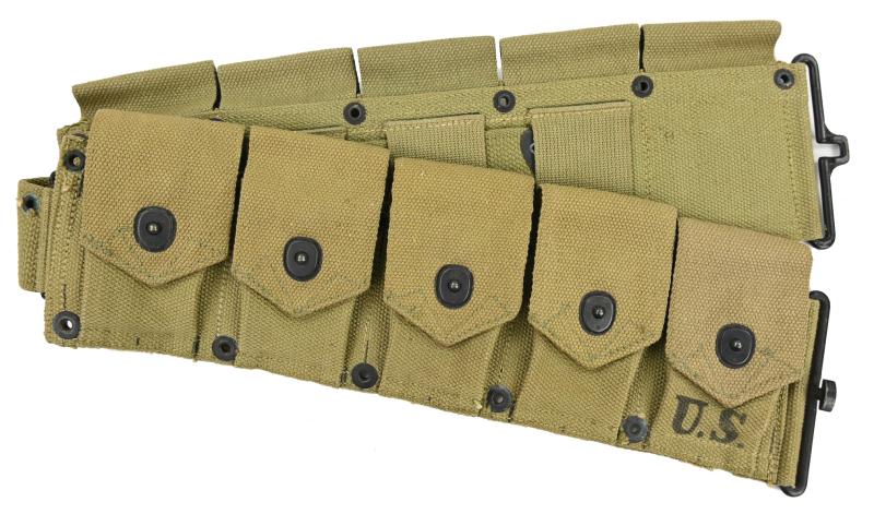 US WW2 M1 Garand Ammo Belt 1942