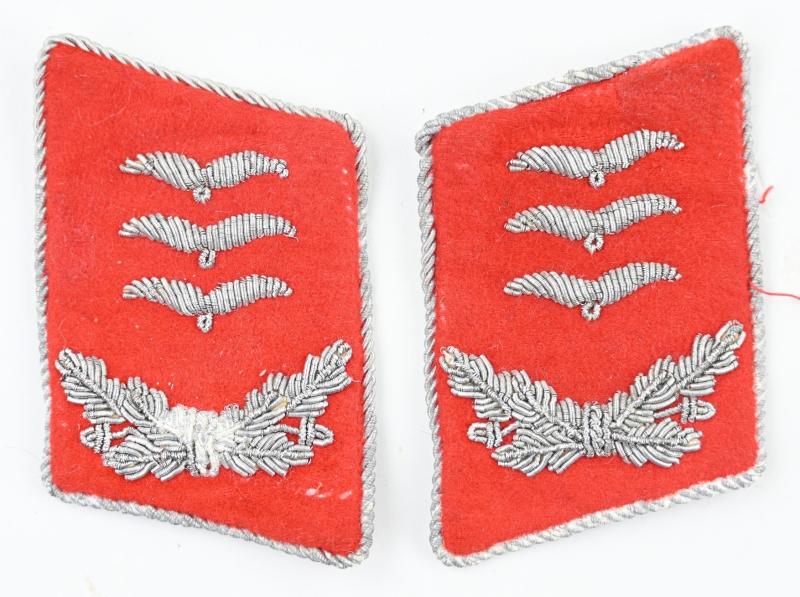 German LW Officers Collar Tabs