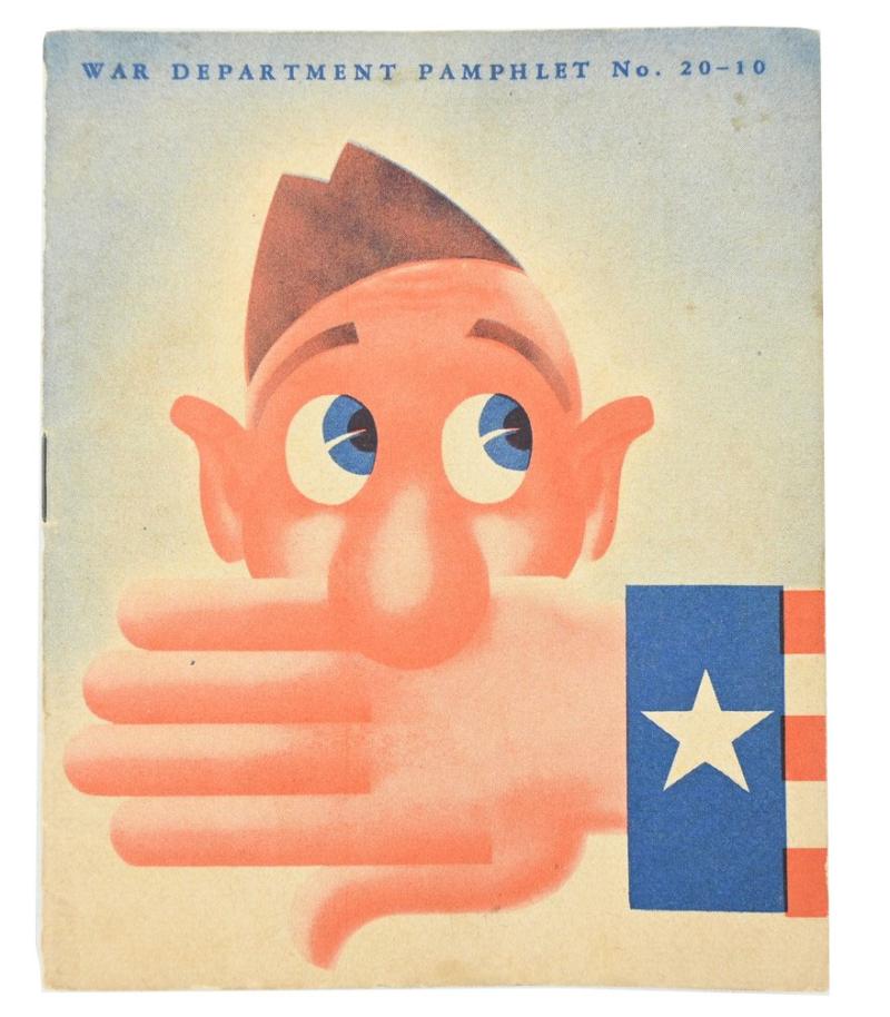 US WW2 War Department Booklet