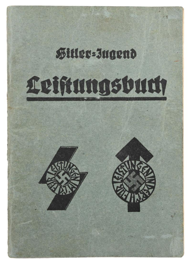 German Hitler Youth Certificate Booklet