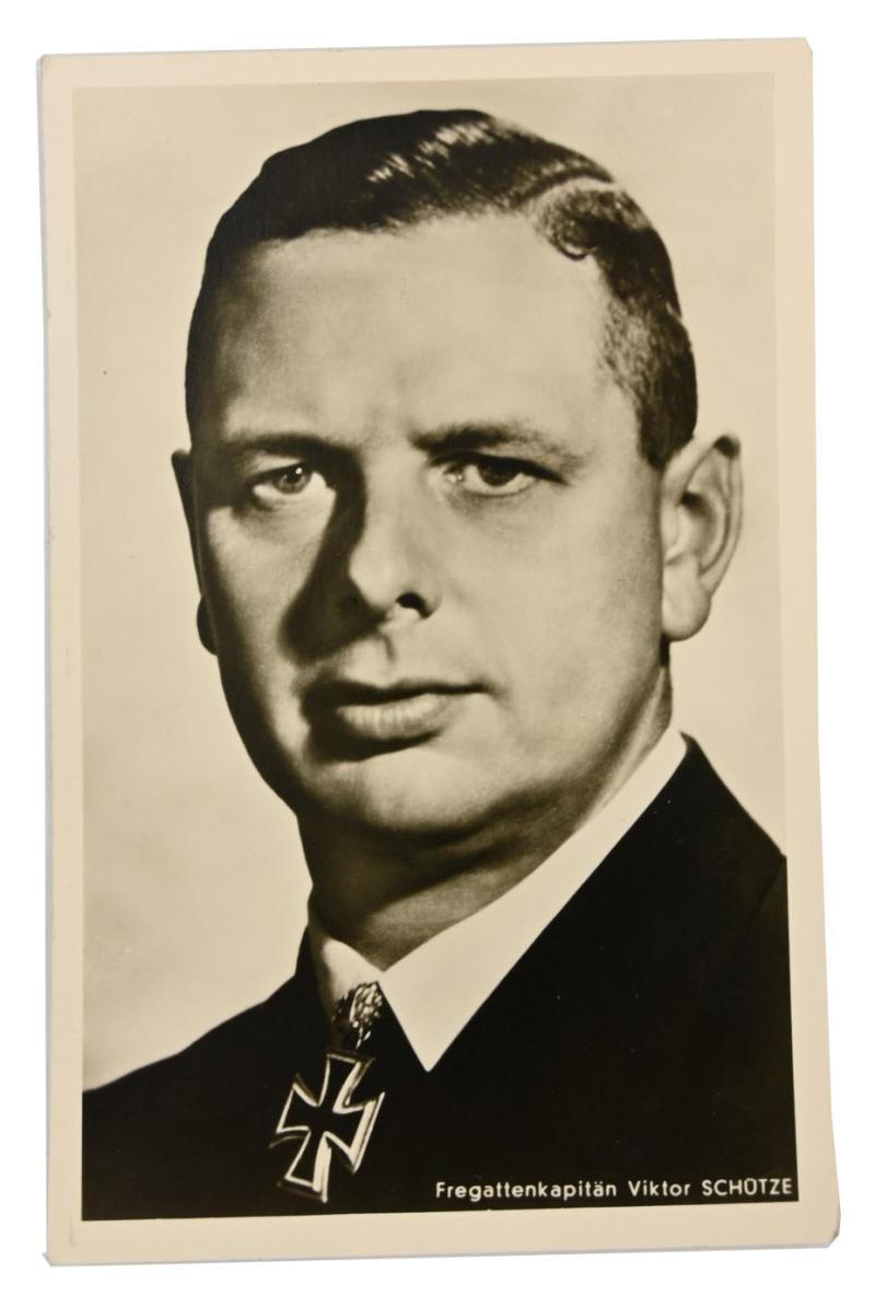 German KM Postcard 'Victor Schutze'