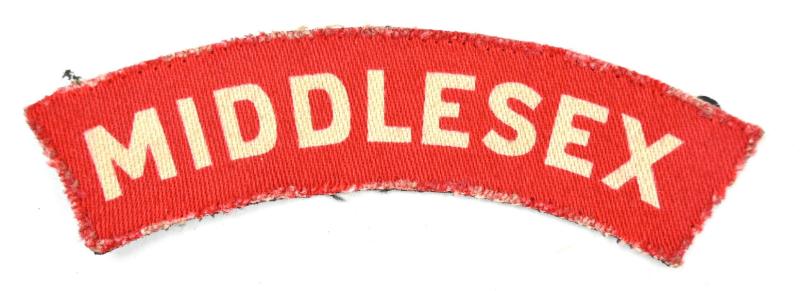 British WW2 Middlesex Shoulder Title