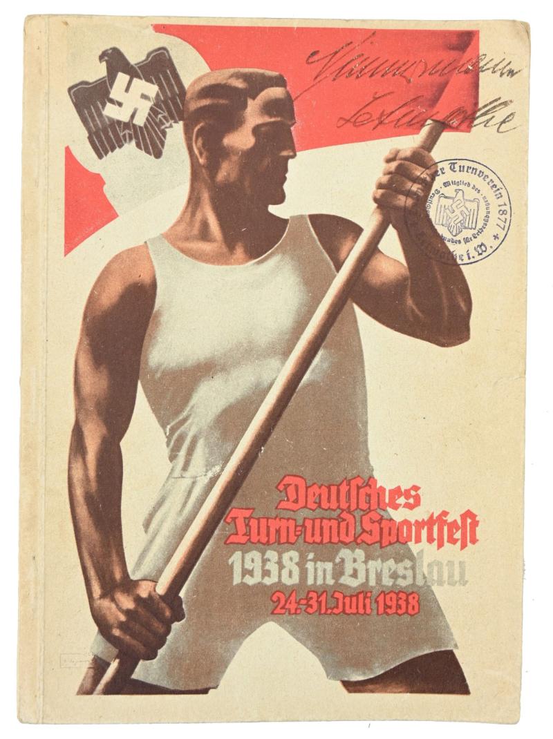German Program booklet 'Turn-und Sportfest Breslau 1938