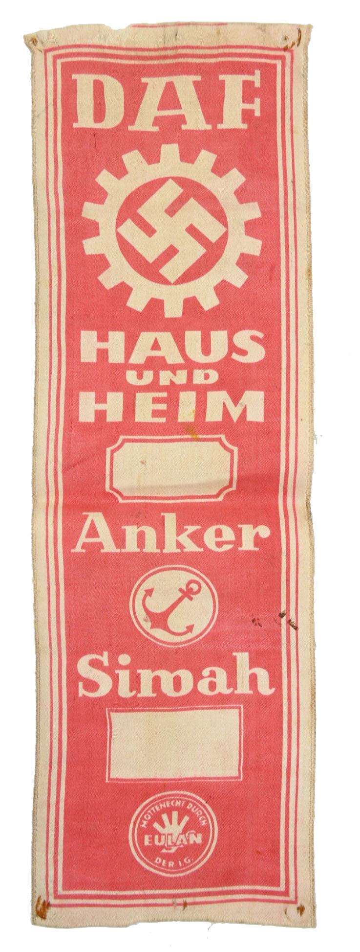German DAF Cloth Small Flag